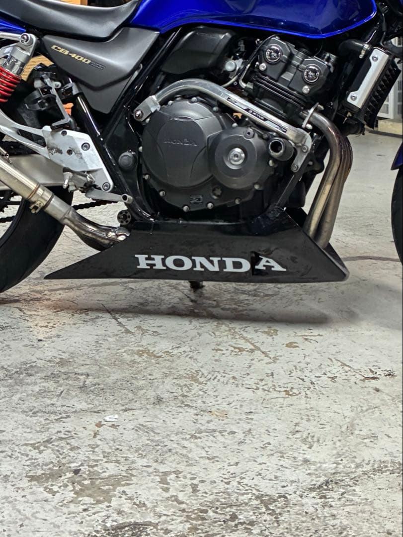 CB400SF用アンダーカウル　黒