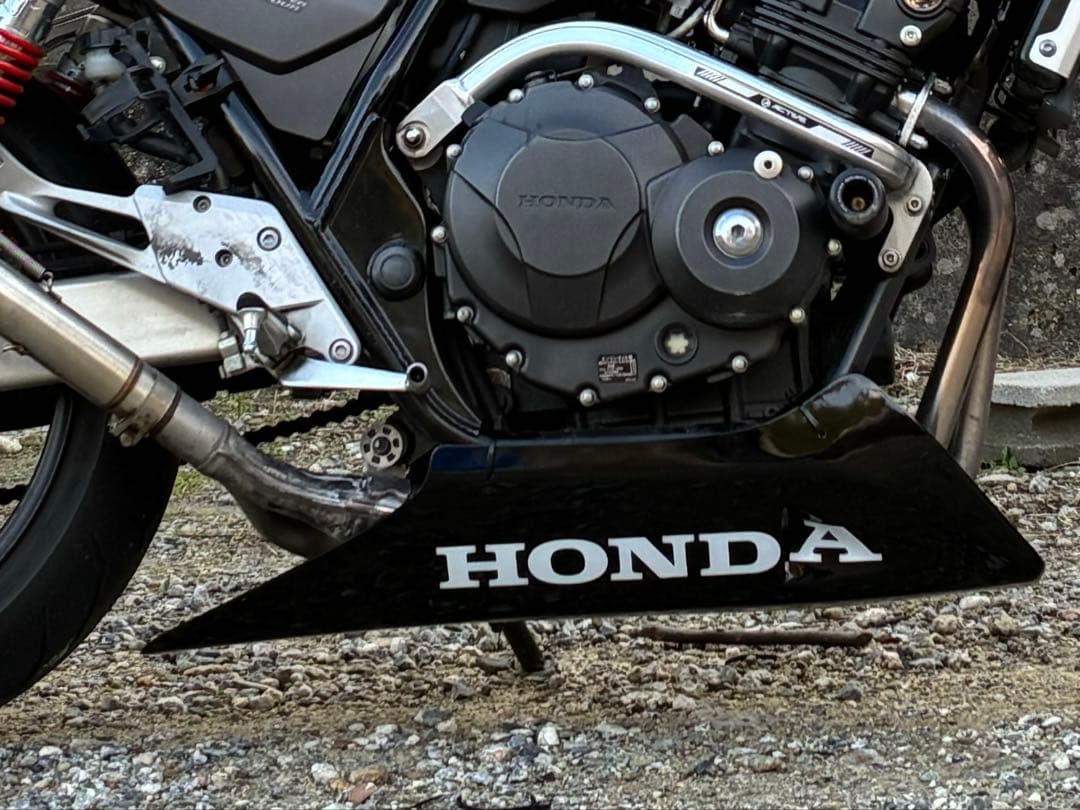 CB400SF用アンダーカウル　黒
