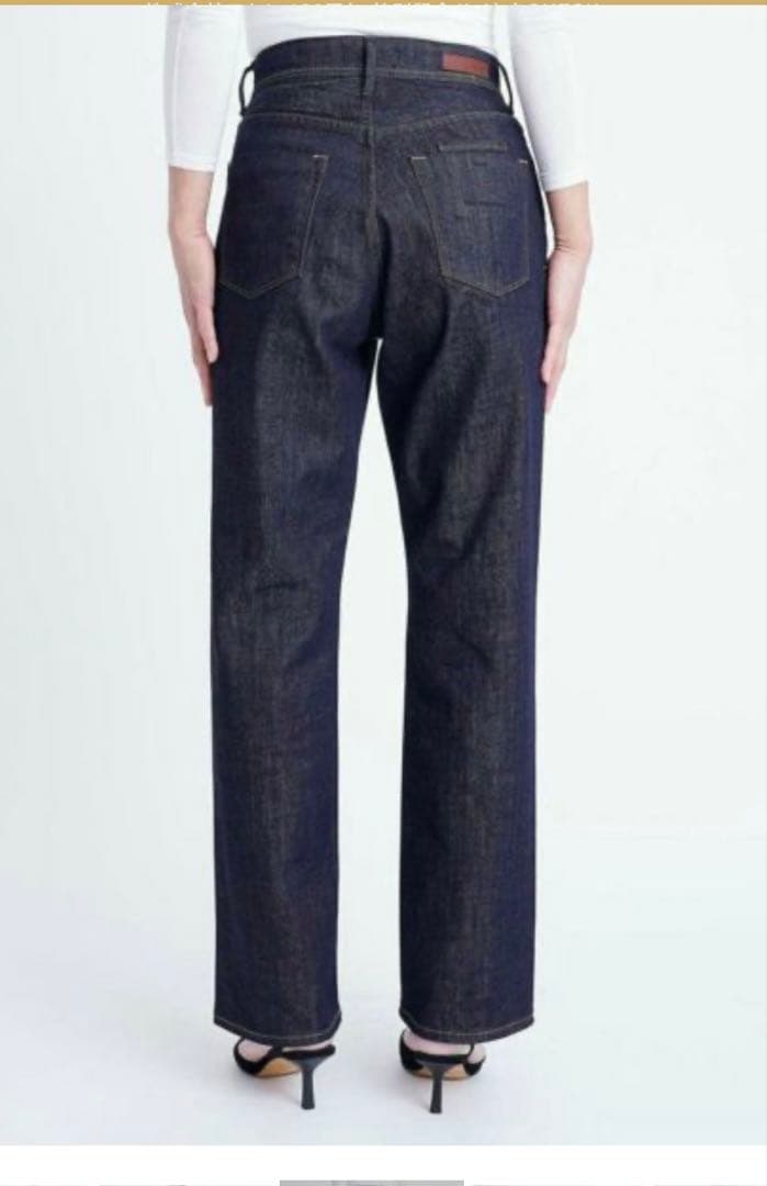 新品　YANUK ヤヌーク　ストレート　LOUISE インディゴブルー　27