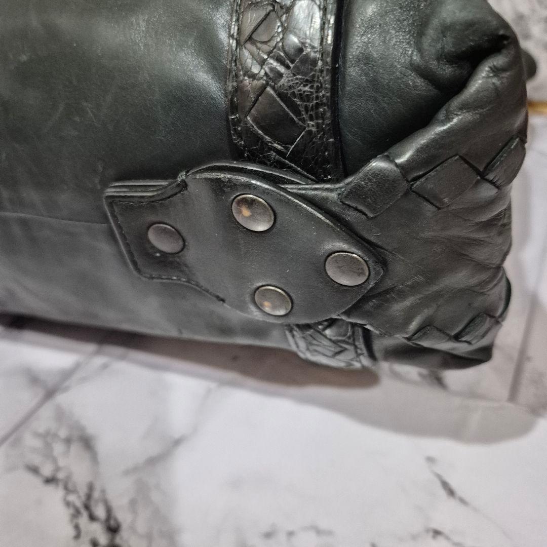 ☆希少☆ボッテガヴェネタ　レザー ビジネストートバッグ 編み込みデザインA4