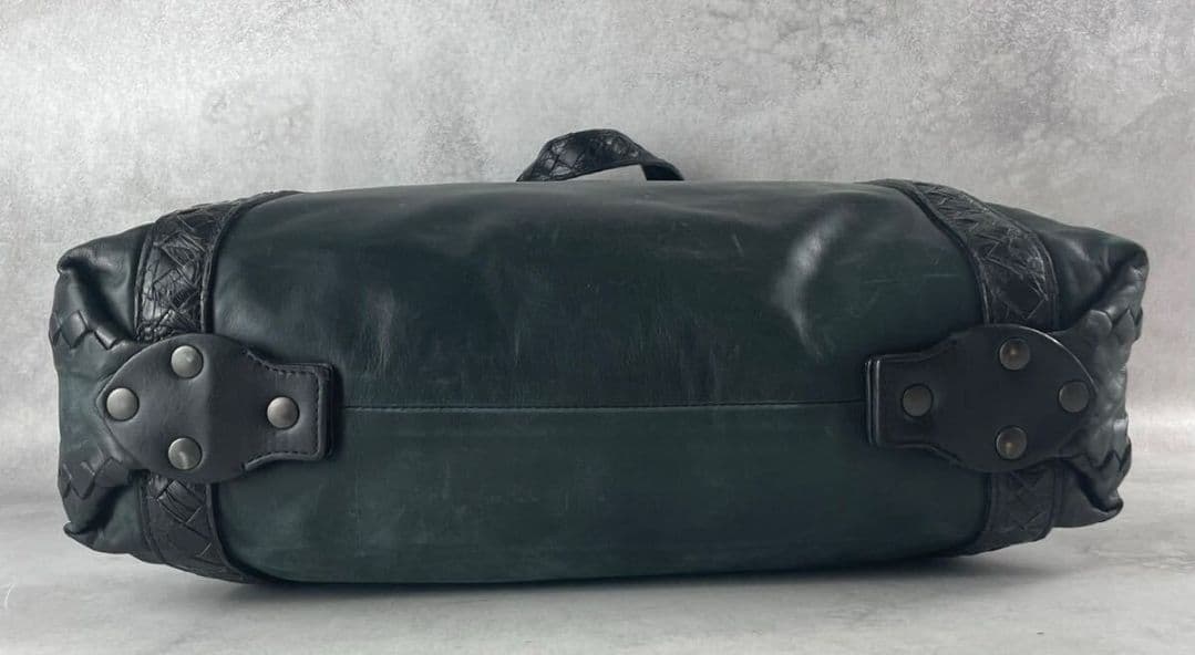 ☆希少☆ボッテガヴェネタ　レザー ビジネストートバッグ 編み込みデザインA4