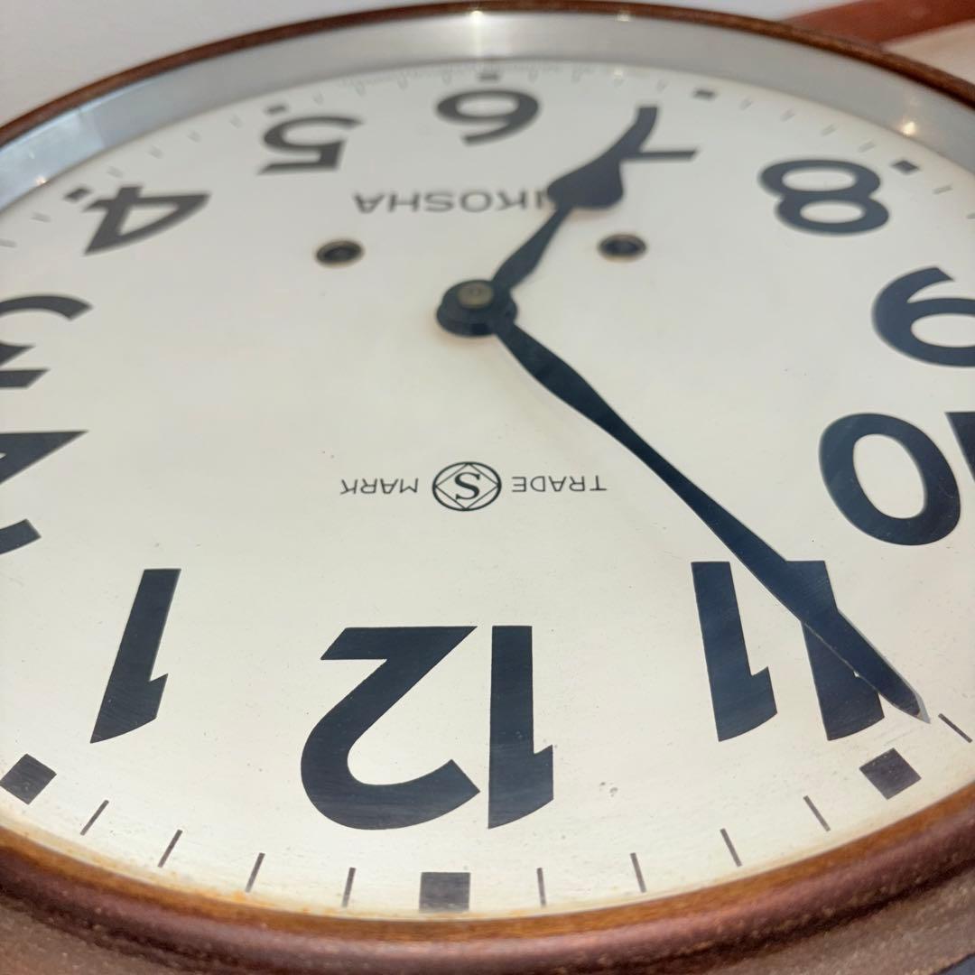 精工舎　SEIKOSHA 壁掛　アンティーク　時計　レトロ　セイコー