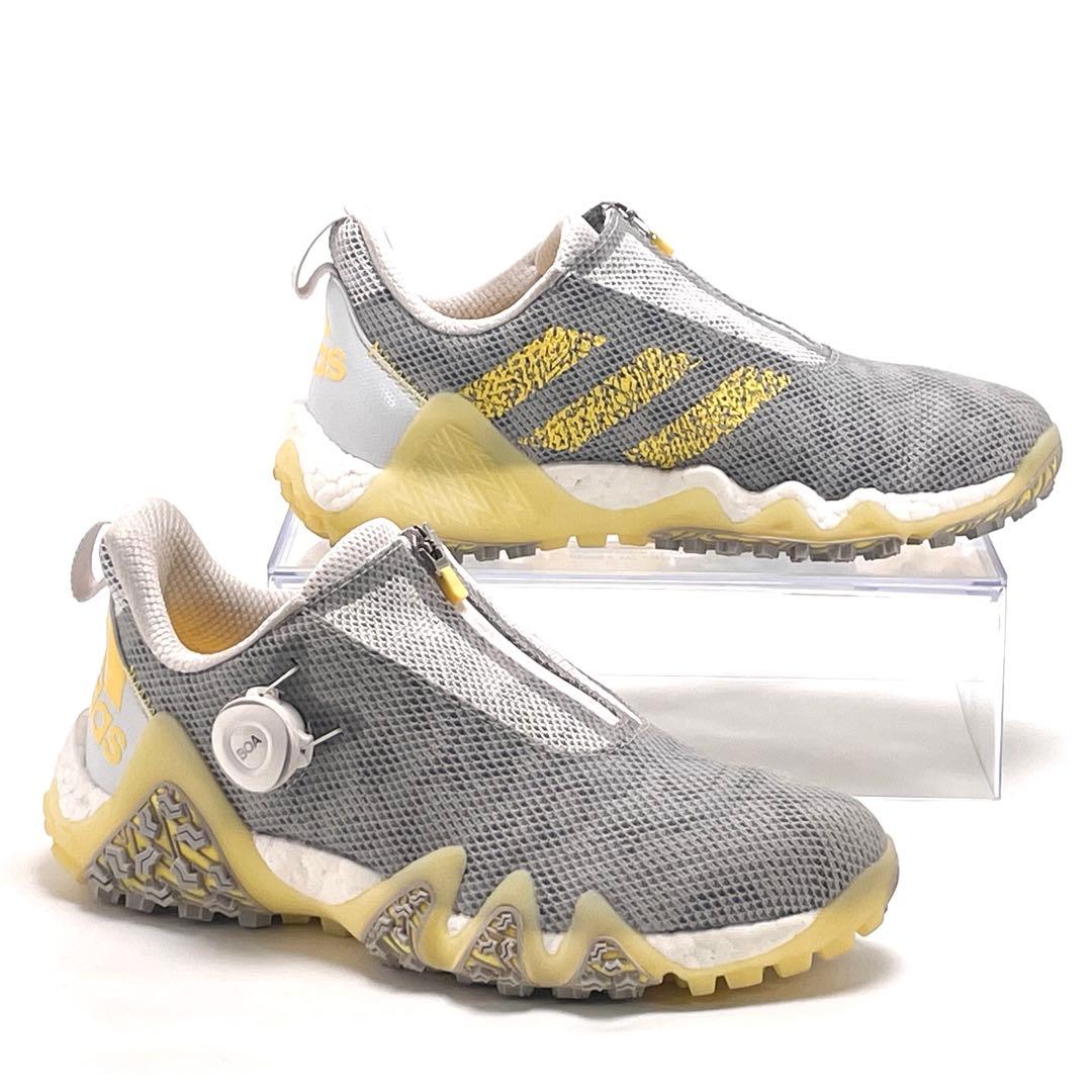 adidasコードカオス 22 ボア ゴルフシューズ 24.5cm グレー