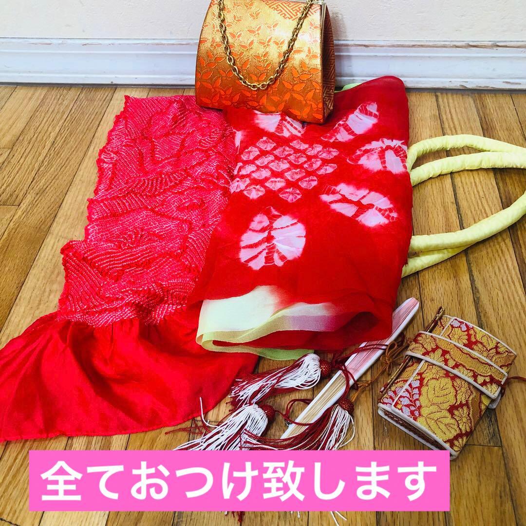 七五三 七歳‼️プリンセスならばピンク❤️豪華御所車手毬花々金彩金箔煌びやか