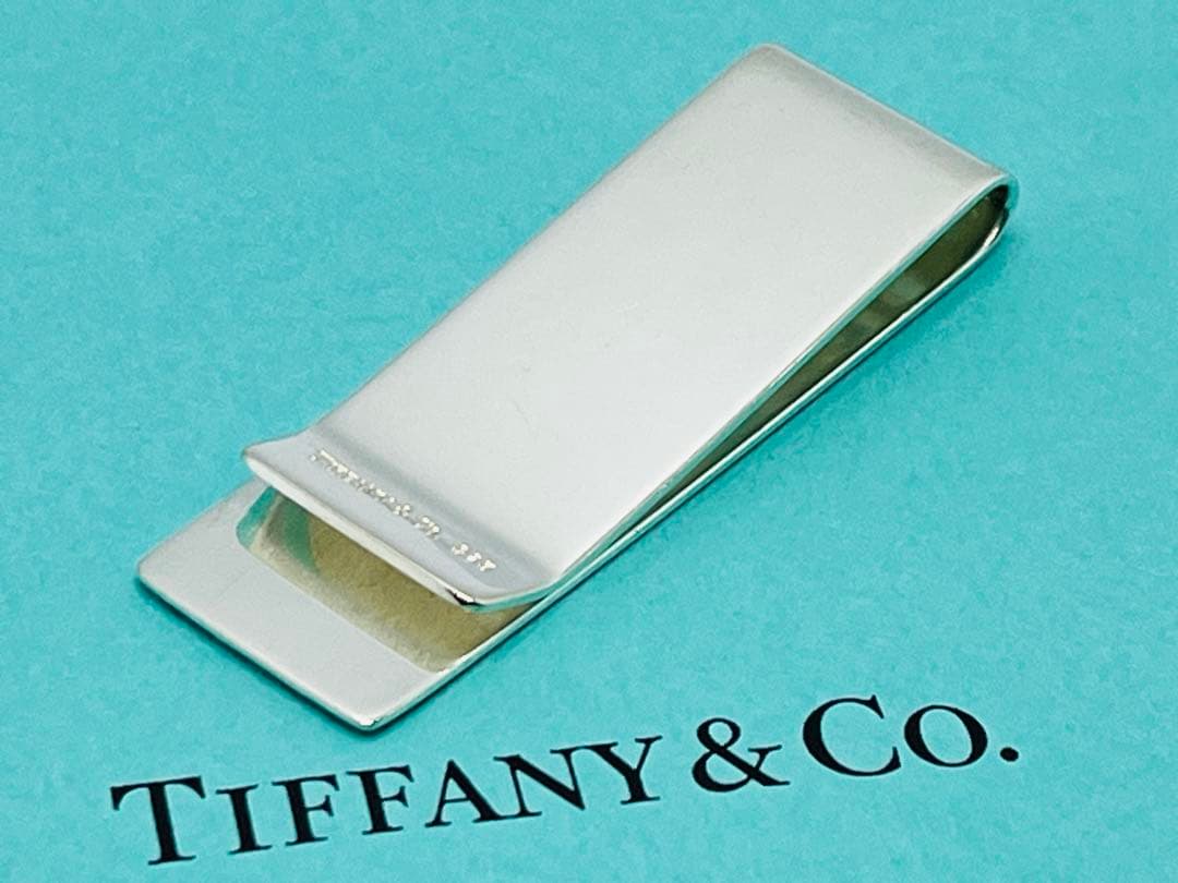 h227 ティファニー　エンジンターン　マネークリップ　シルバー　925