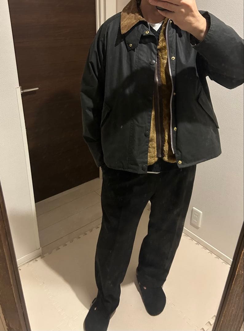 美品正規Barbour１３０周年記念モデル トランスポート　セージ size３８