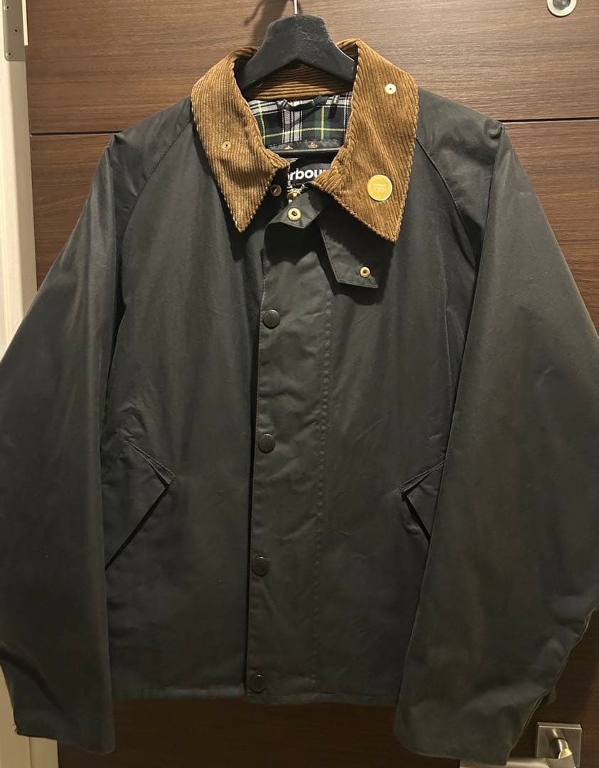 美品正規Barbour１３０周年記念モデル トランスポート　セージ size３８