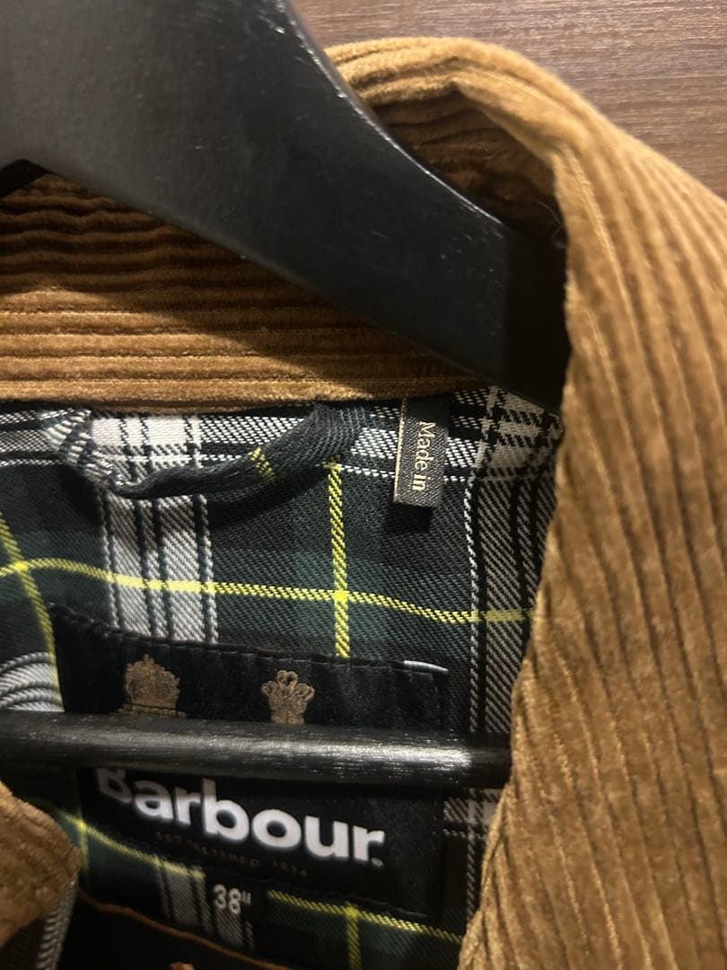 美品正規Barbour１３０周年記念モデル トランスポート　セージ size３８