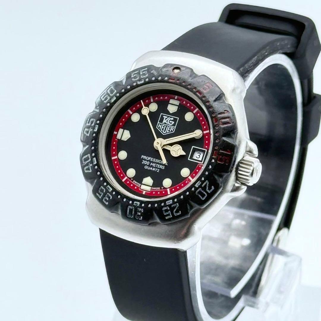 新品電池　タグホイヤー フォーミュラ1 ブラック　374.508 腕時計　デイト