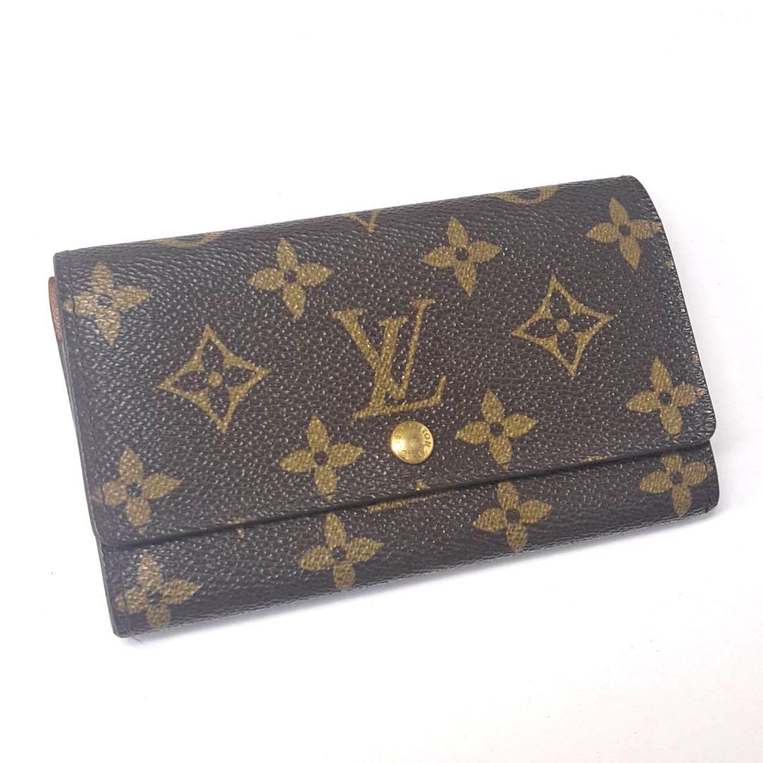 EK305 LOUIS VUITTON モノグラム　ポルトモネジップコンパクト