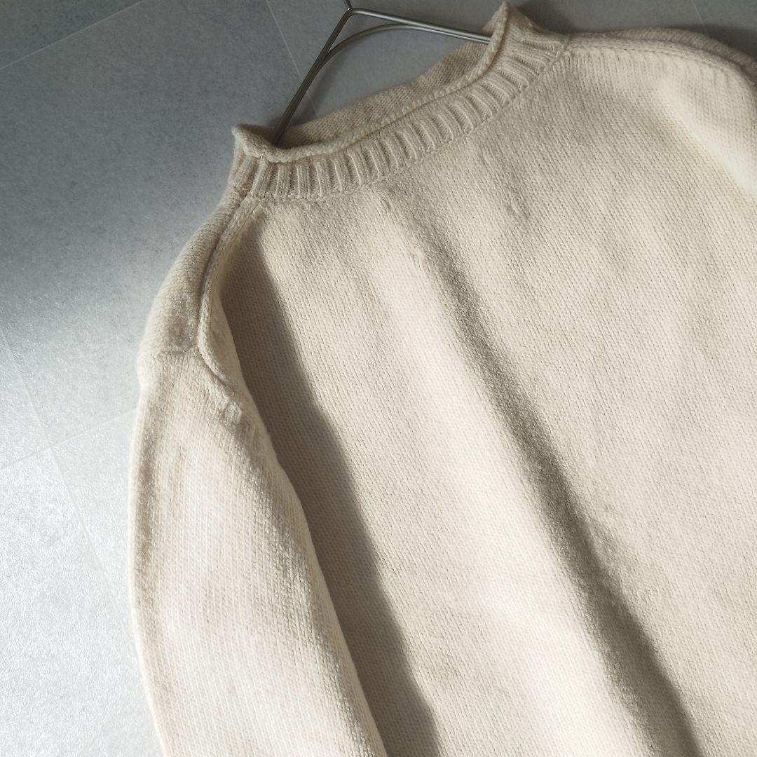 『逸品』MHL. VINTAGE MERINOウール100% オフホワイト