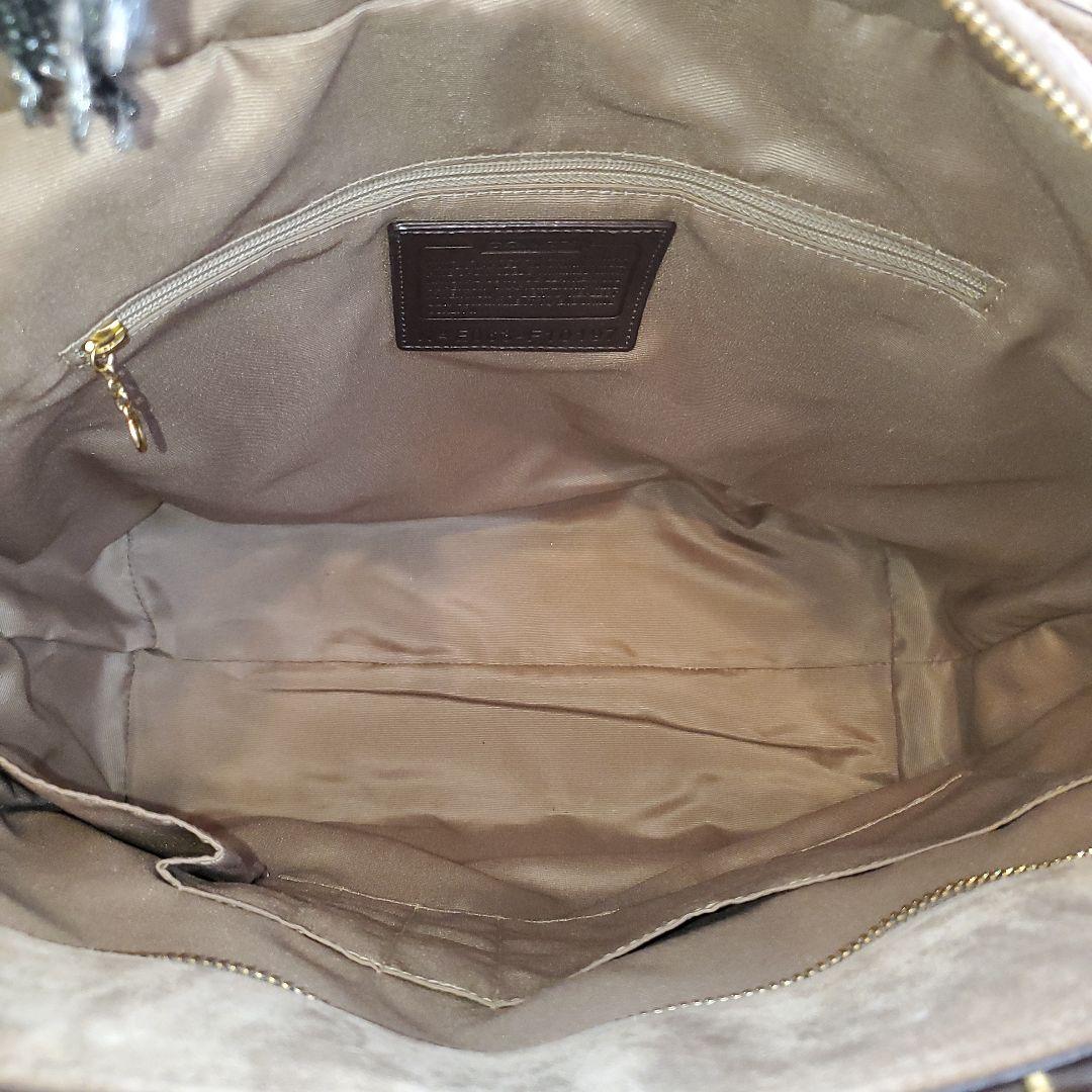 ⭐美品⭐COACH スエード トートバッグ ブラウン a4収納