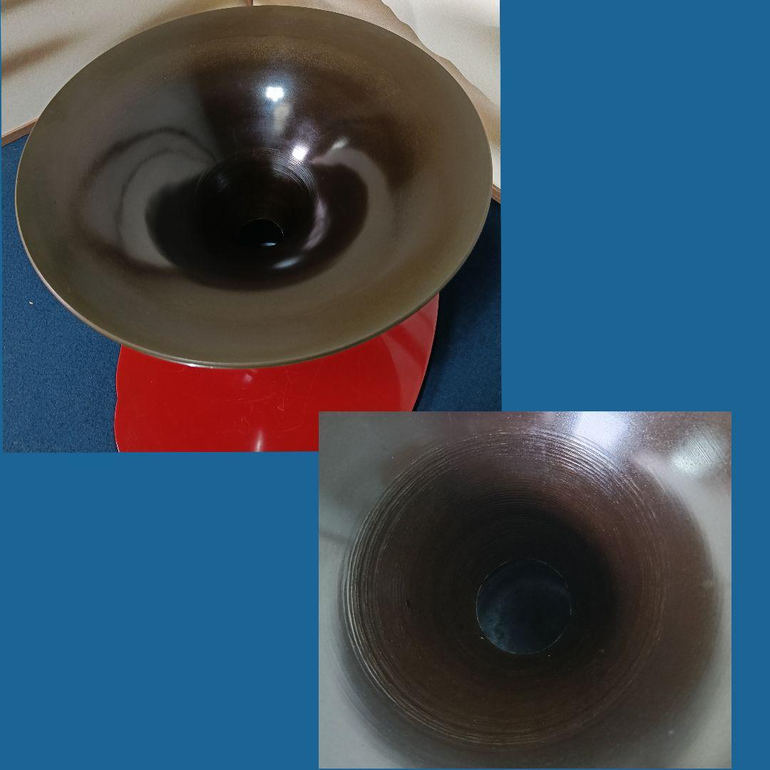 AO37 曙作 銅器 唐金 花器 花入 伝統工芸 紙箱 華道水盤 池坊