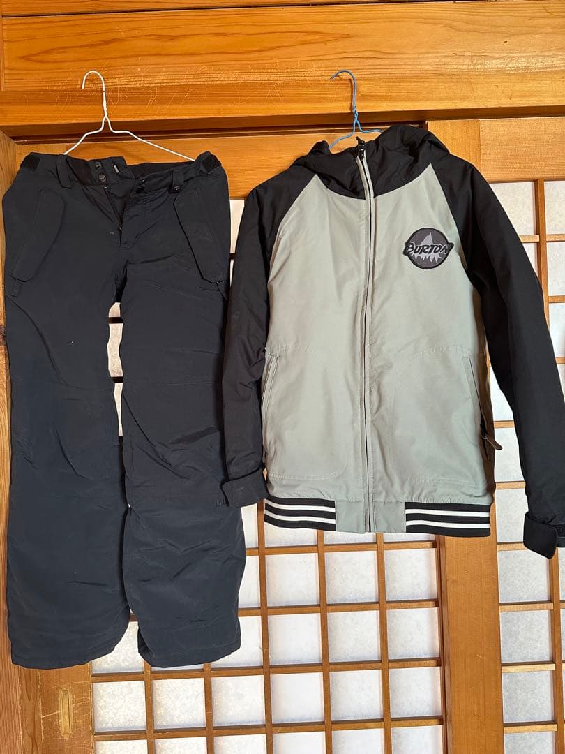 バートン、ボードバインセット、ブーツ20.5、上下ウェア150ー160