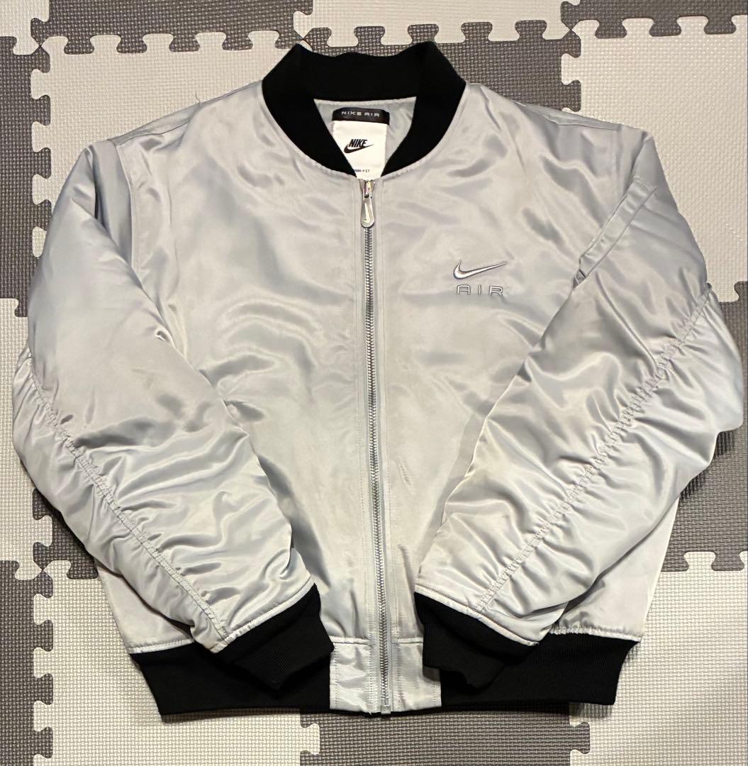 Nike MA-1 フライトジャケット シルバー L