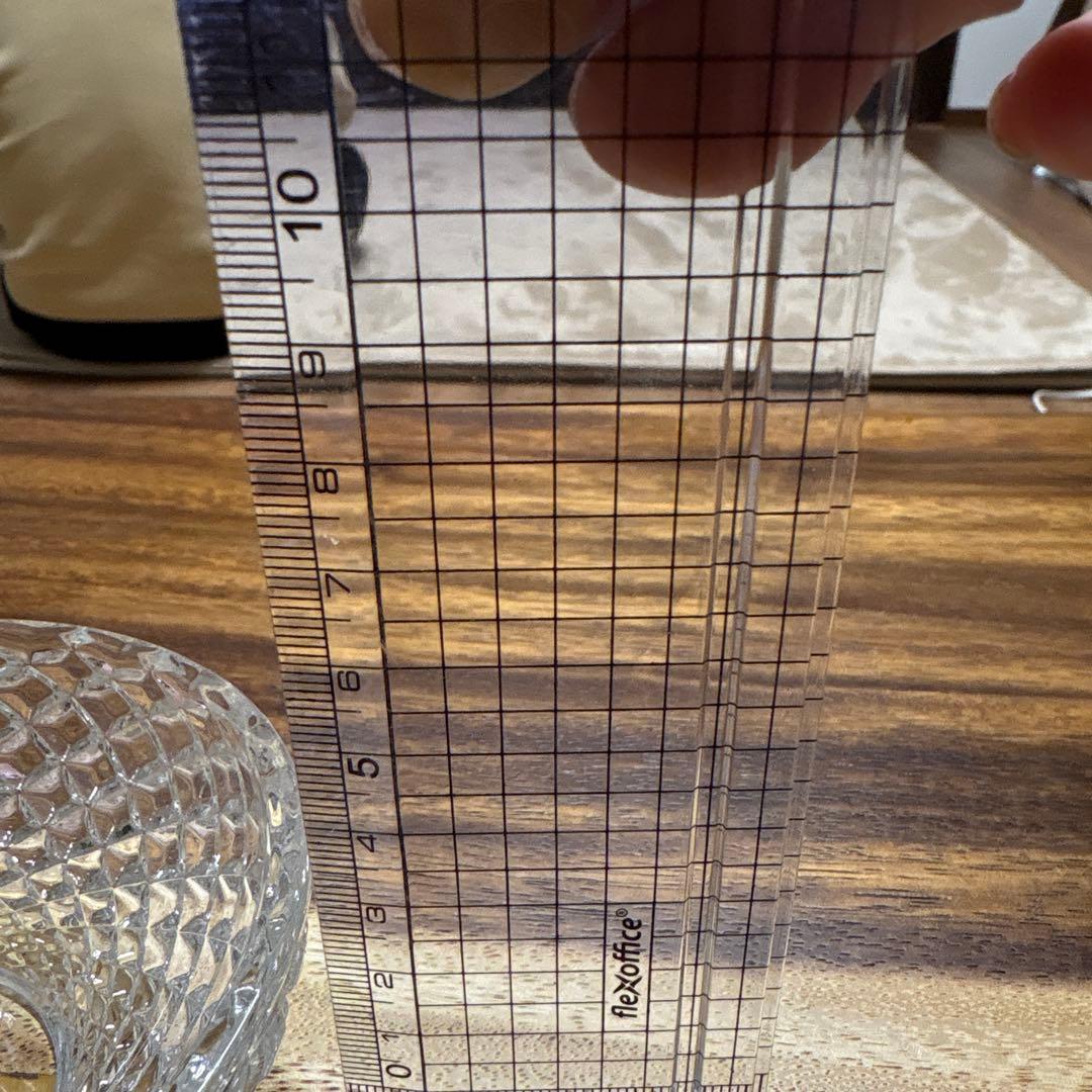 クリスタルガラス ダイヤモンドカット 収納容器 18個セット