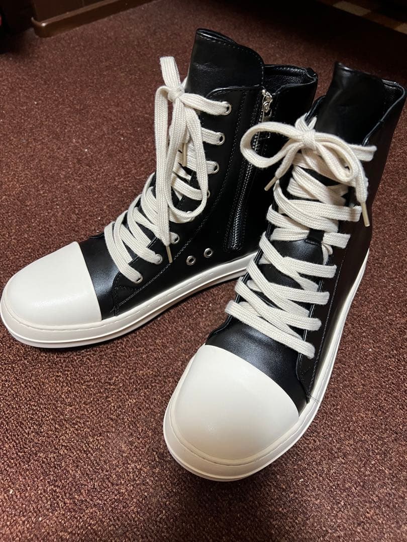 リックオウエンス風　スニーカー　ブーツ