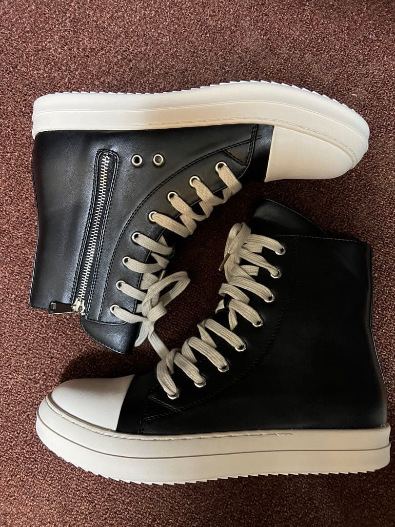 リックオウエンス風　スニーカー　ブーツ