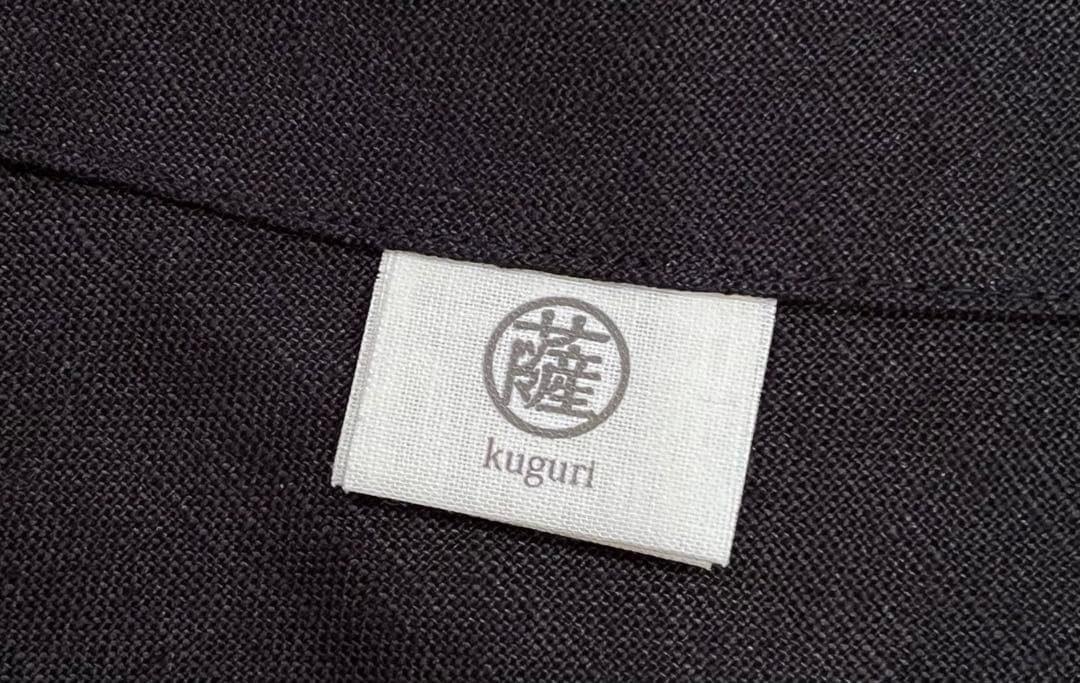 エプロン　ポシェット付　Kuguri 装着簡単　ブラック　未使用品