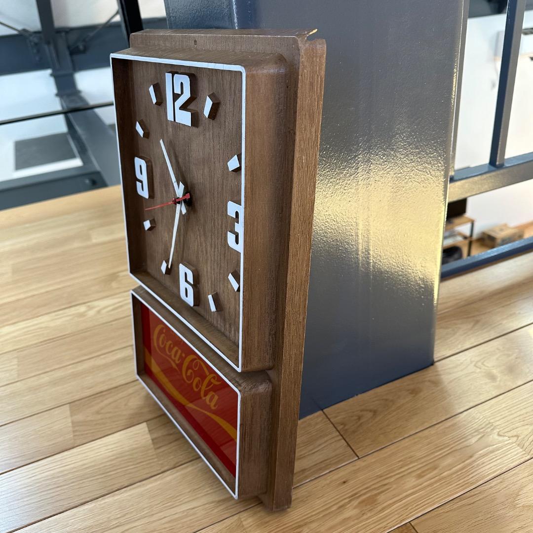 【訳あり！】70's コカコーラ Coca-Cola 掛時計 ウォールクロック