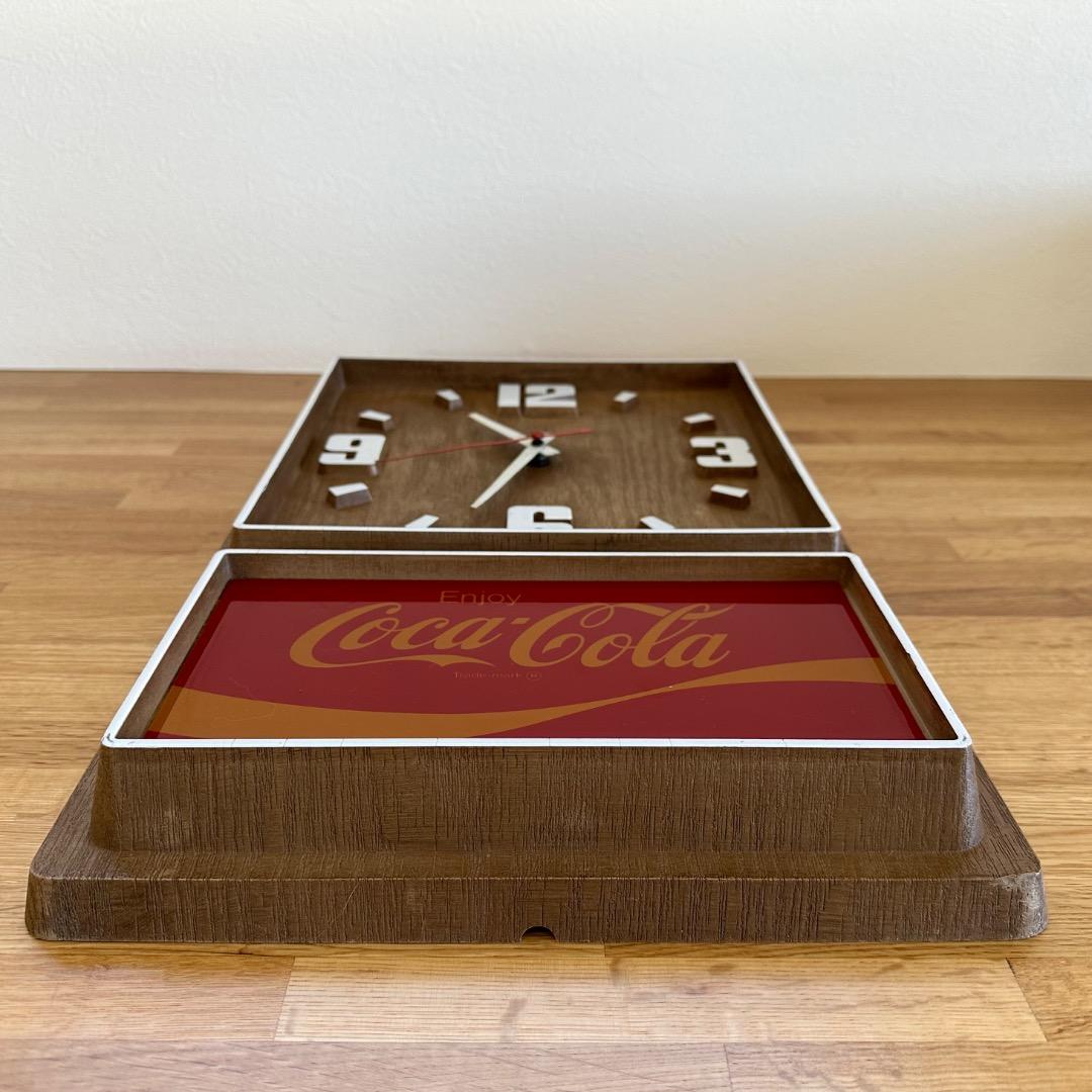 【訳あり！】70's コカコーラ Coca-Cola 掛時計 ウォールクロック