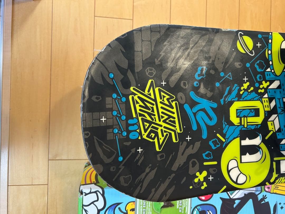 k2スノボードmini turbo110センチ　ブーツ21センチ　ウェアSサイズ