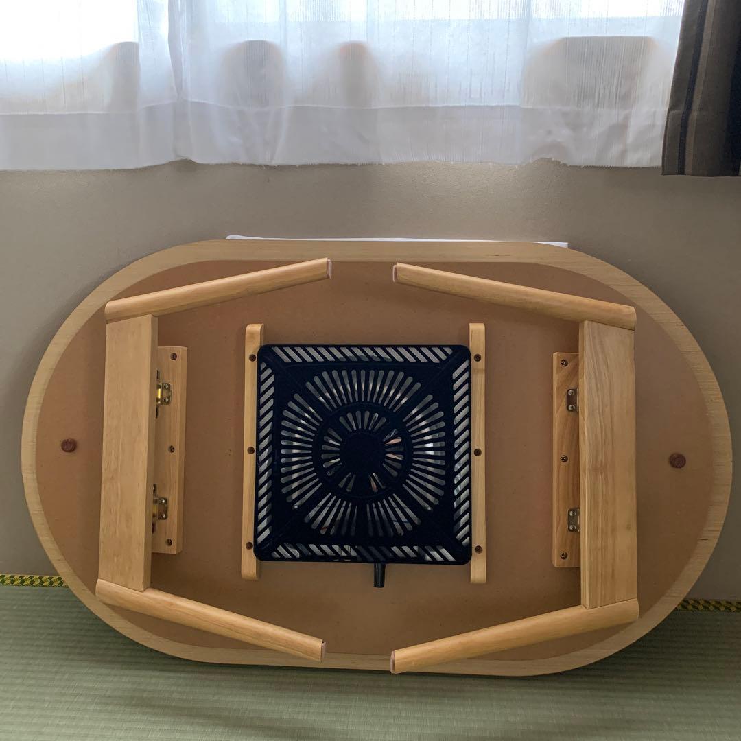 「センターテーブル」 折れ脚　こたつ　座卓　ナチュラル　北欧　木製　木目調