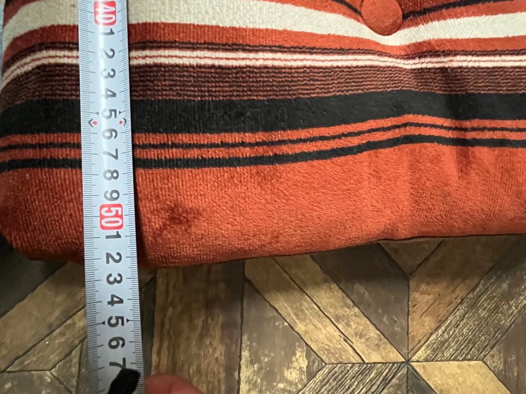 ＴＡＪＩ＊オットマン スツール 椅子 インテリア アンティーク 昭和レトロ