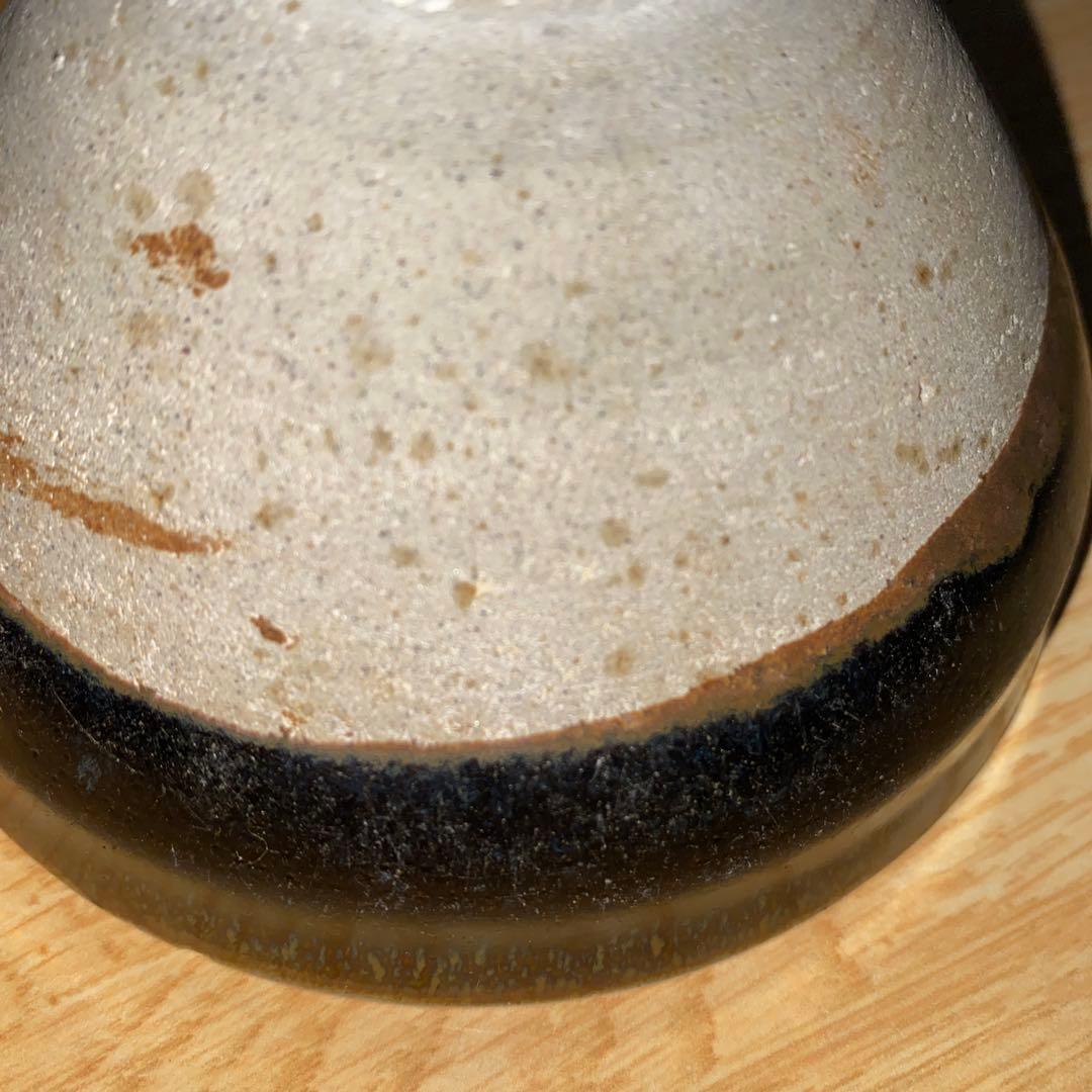 黒釉白輪茶碗　北宋-金時代