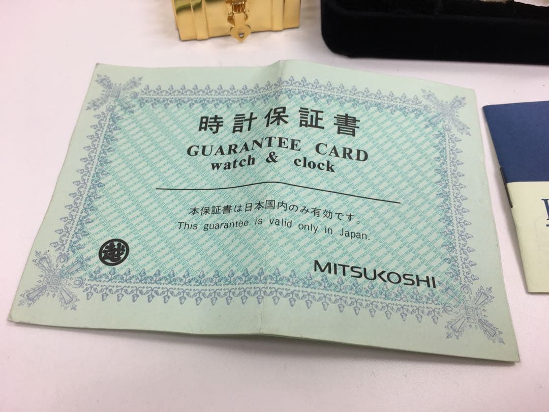 正規美品 Mappin&Webb マッピン＆ウェッブ 置時計 宝箱 三越購入