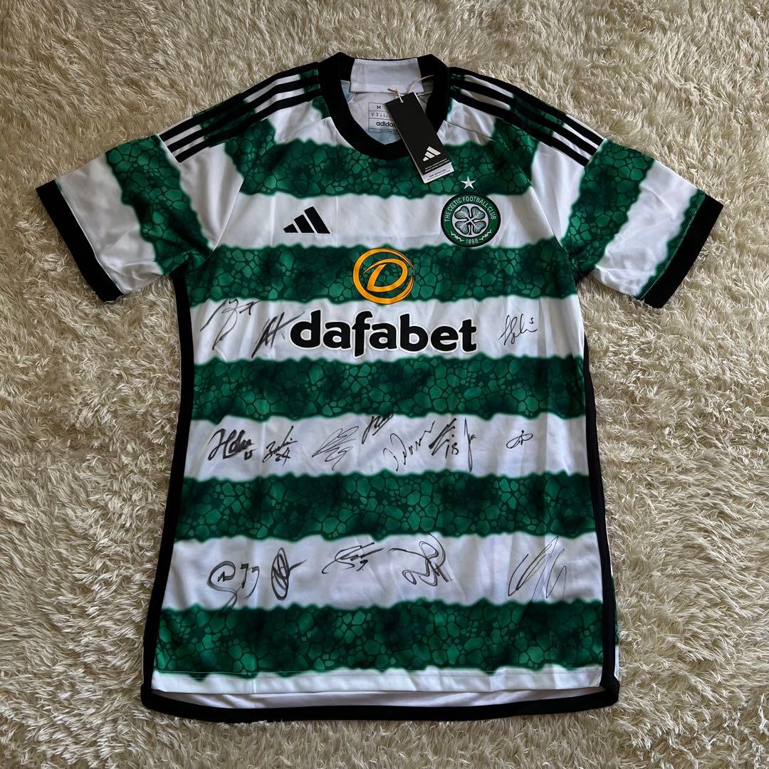 マリノス親善試合/アディダス/セルティック/ゲームシャツ/サイン入り/7月19日