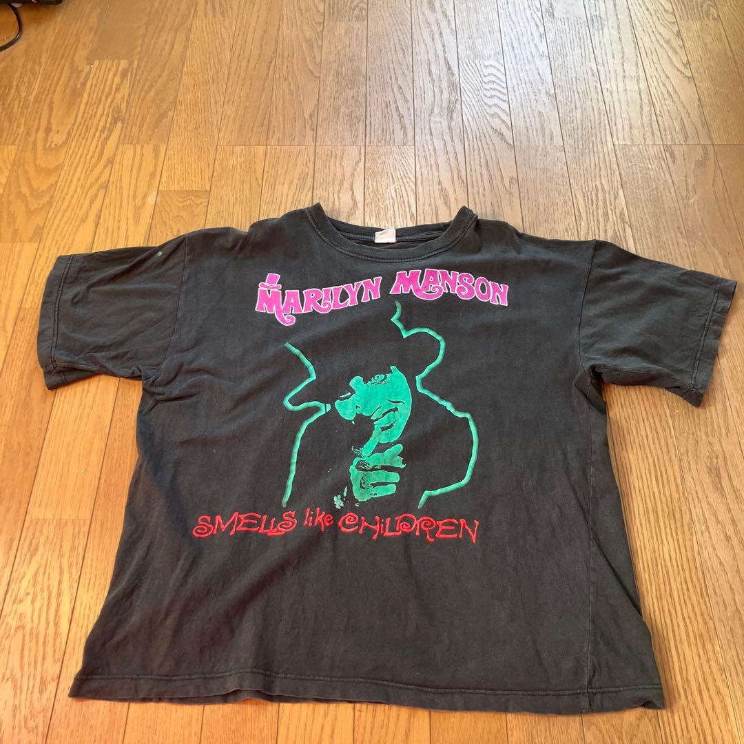 トップス MARILYN MANSON men's t shirt boot