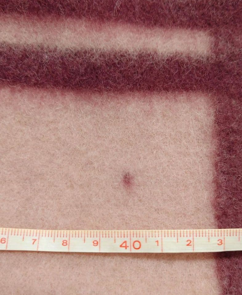 イヴサンローラン　毛布　ウール毛布　リバーシブル ウール100%