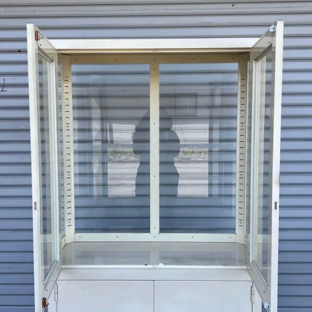 卒*す様 ケビント　ドクターキャビネット　ガラス棚　医療棚　ヴィンテージ　ケビン