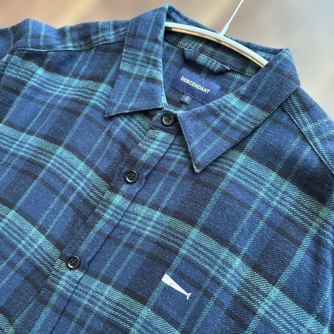 トップス DESCENDANT BASIN BLACKWATCH LS SHIRT M