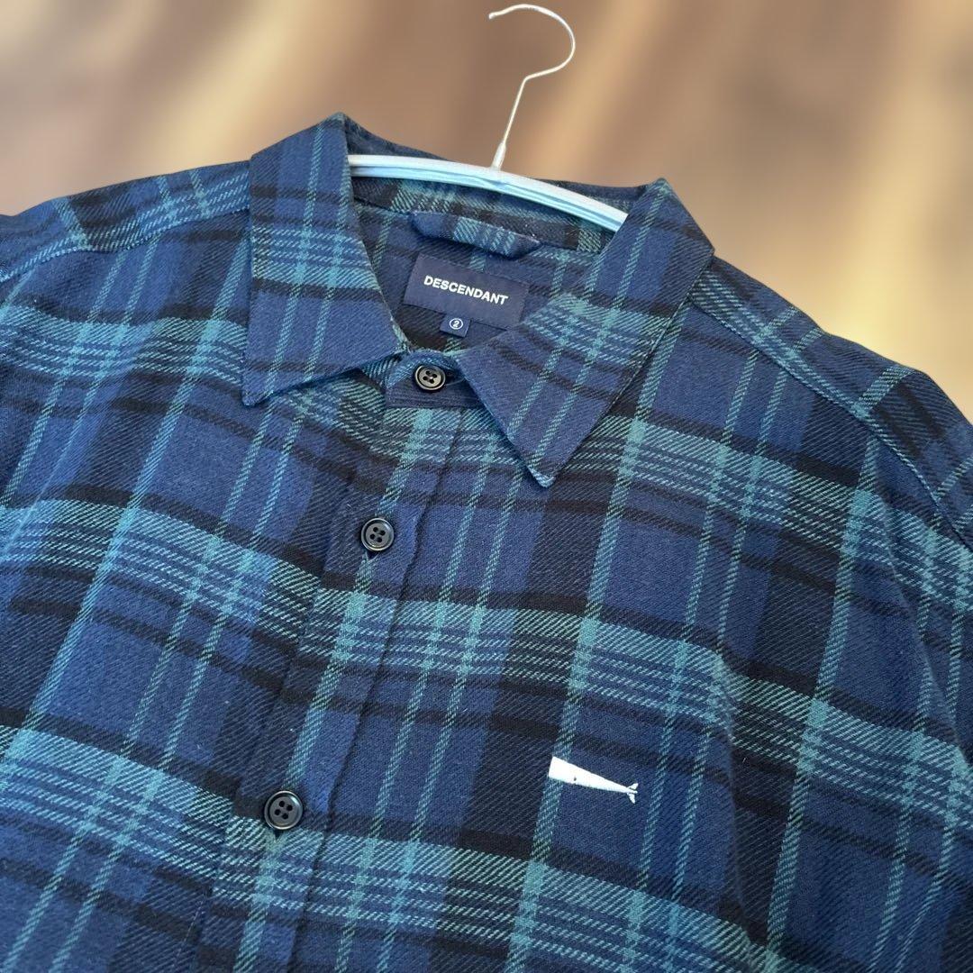 トップス DESCENDANT BASIN BLACKWATCH LS SHIRT M