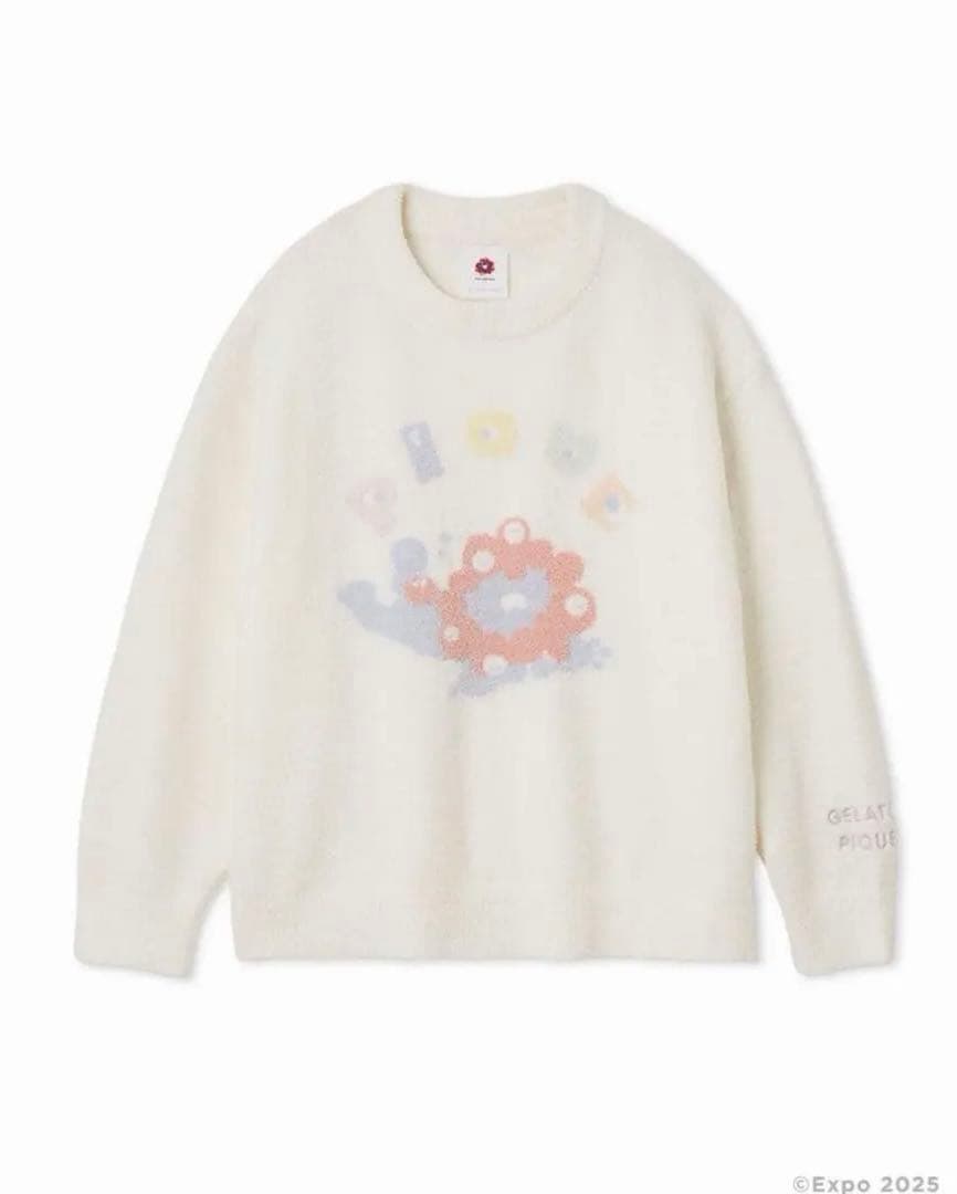 GELATO PIQUE エアリーモコミャクミャクプルオーバー　フリーサイズ
