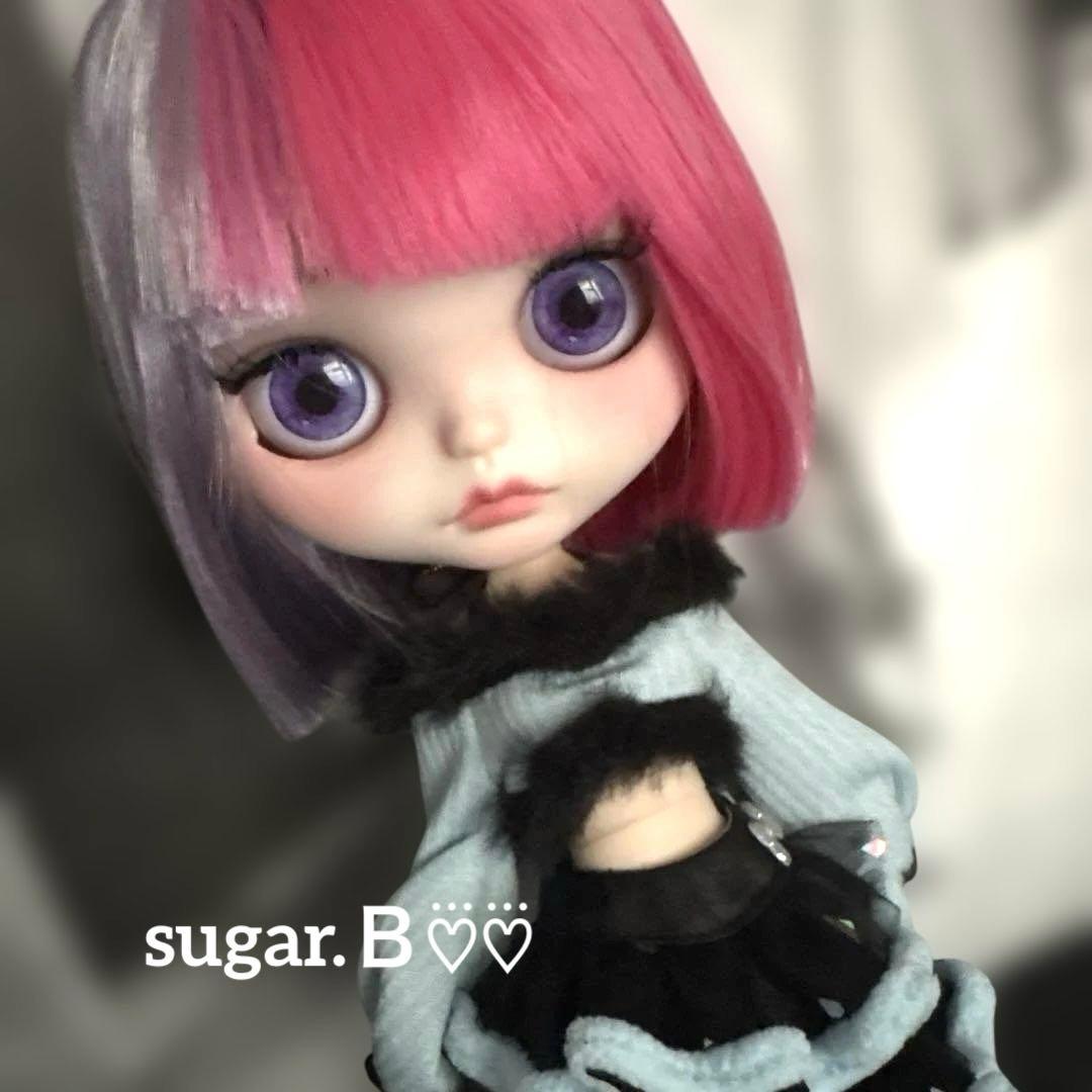 アイシードールカスタム❤︎ピンク×薄パープル❤︎