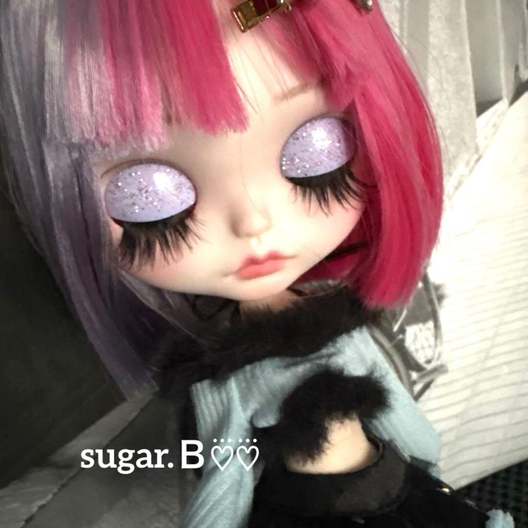 アイシードールカスタム❤︎ピンク×薄パープル❤︎