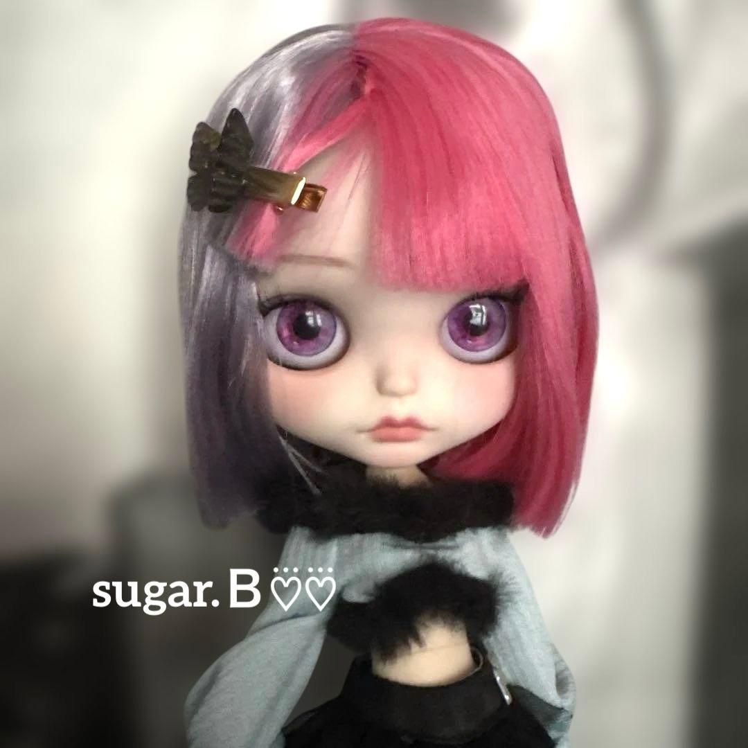 アイシードールカスタム❤︎ピンク×薄パープル❤︎