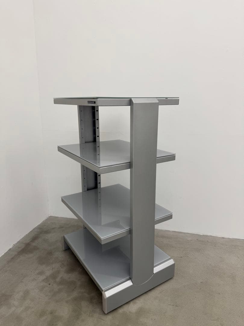 SOUND ORGANISATION オーディオラック ガラス スチール 5段