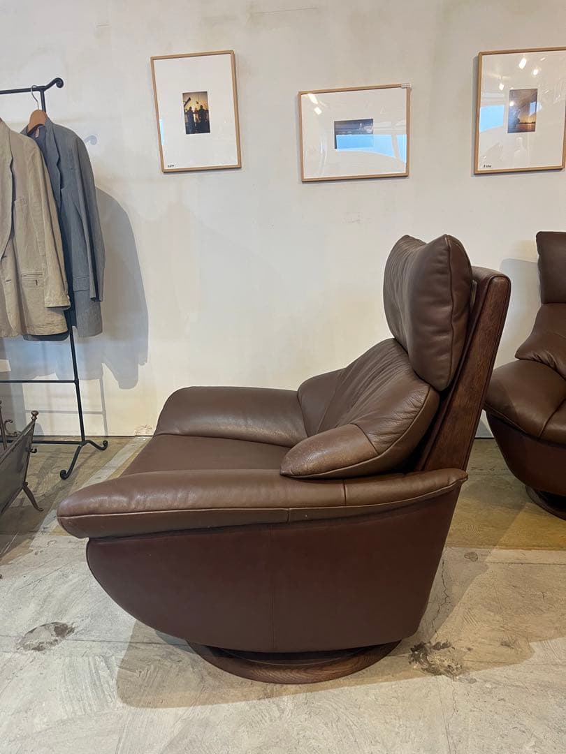 Karimoku カリモク　ZT7107 回転　1pソファ　パーソナル