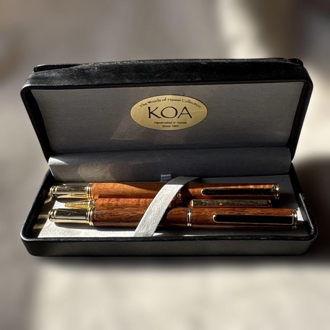 ハワイ　KOA 万年筆　The Woods of Hawaii ボールペン　3本