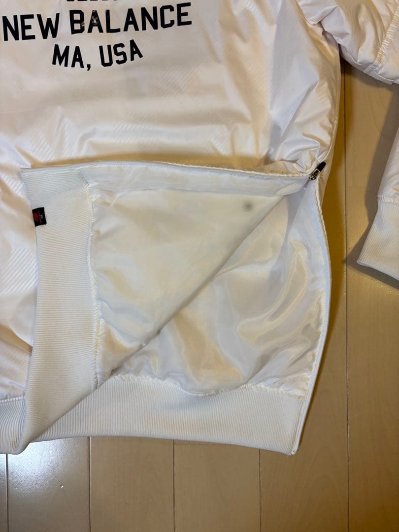 ★週末限定値下★ニューバランスゴルフ 2way 中綿 スニード ジャケ白サイズ6