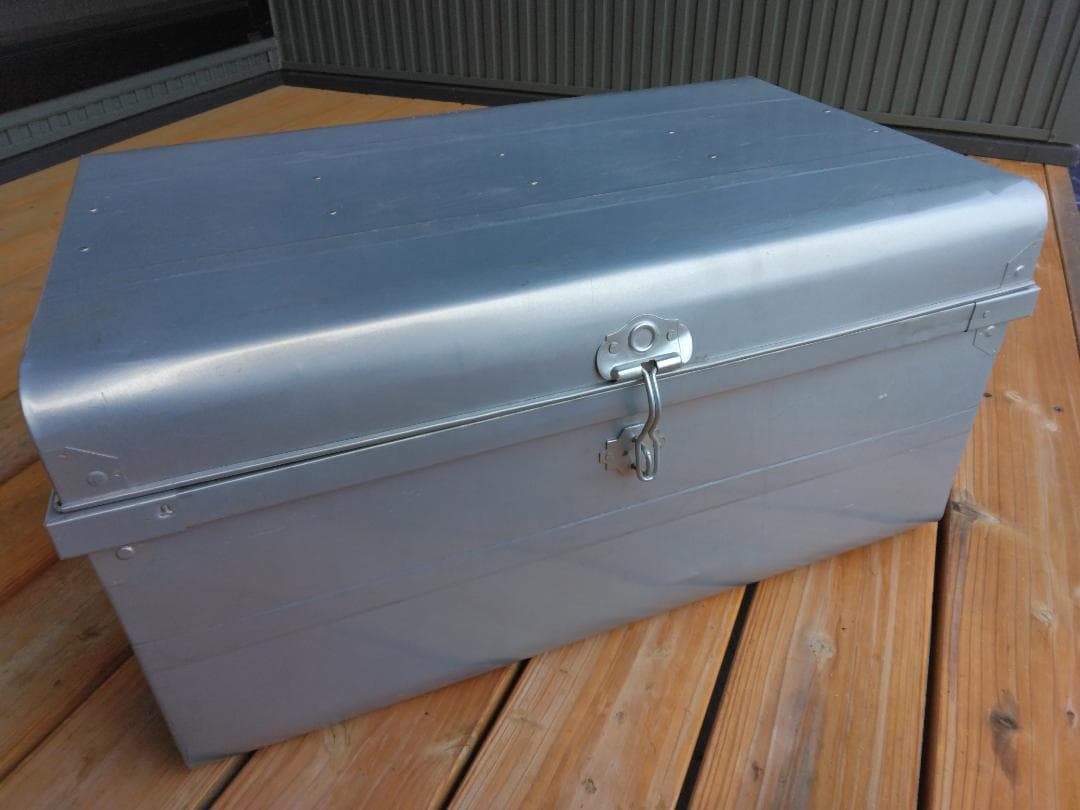 ブリキのトランクボックス Lサイズ【中古】