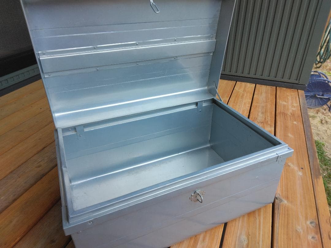 ブリキのトランクボックス Lサイズ【中古】