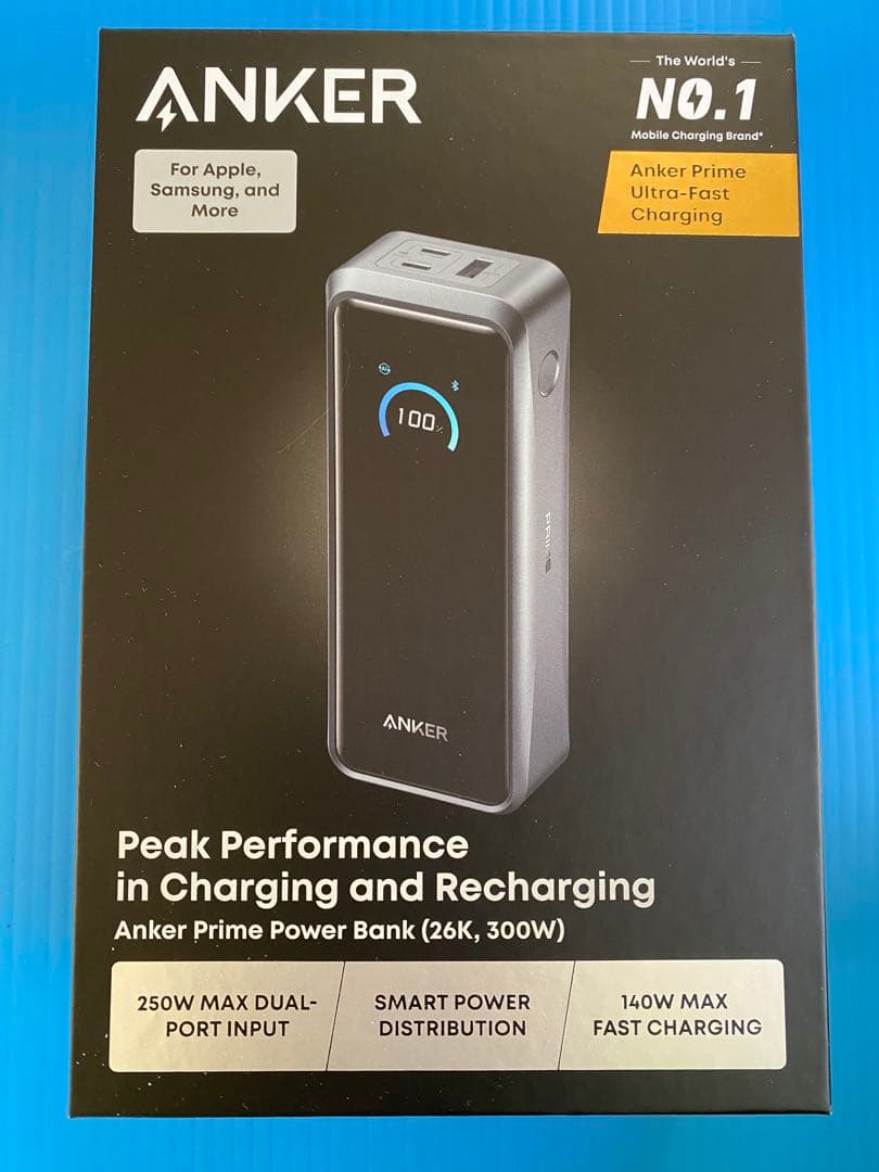 ★Anker Prime Power Bank (26K, 300W)★