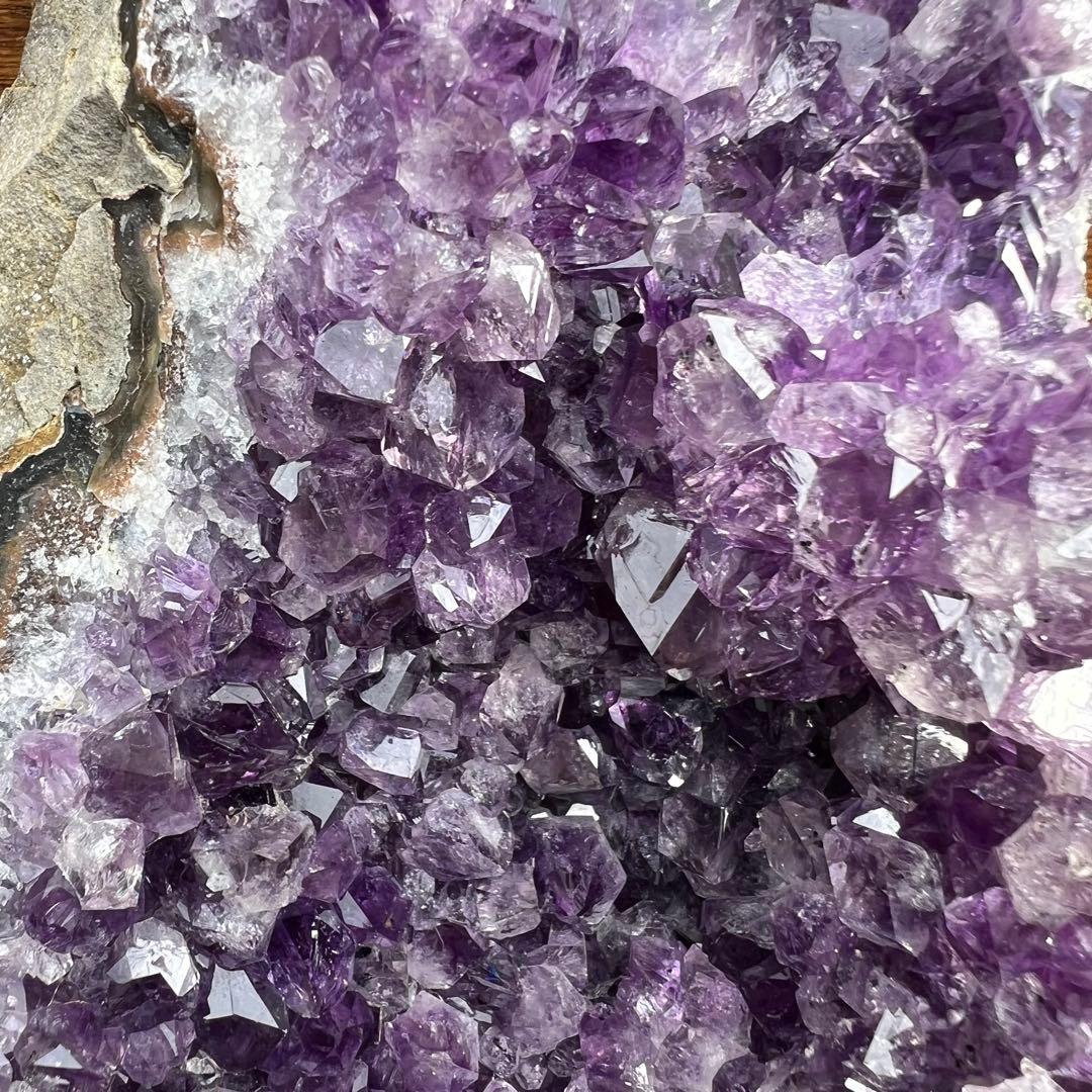 ✳️☆極上別格品☆神々しい美濃紫☆ウルグアイ産 アメジストクラスター 天然石 原石