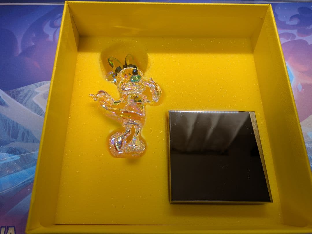 スワロフスキー Disney100周年 ミニー クリスタルオブジェ