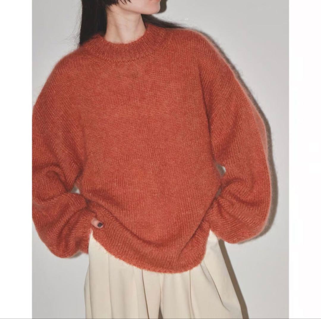 【TODAYFUL】Kid Mohair Knit テラコッタ